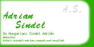 adrian sindel business card